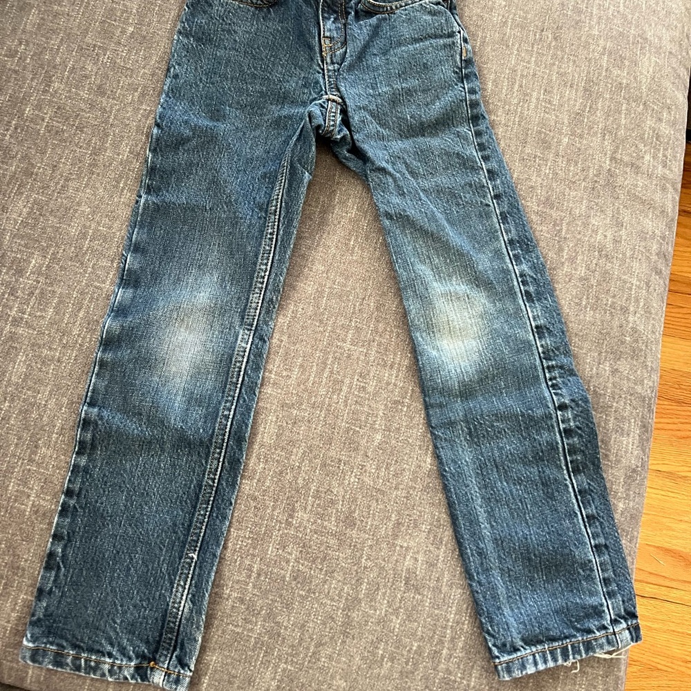 Lands' End boy’s Blue Jeans